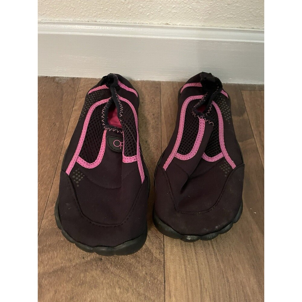 OP Ocean Pacific Womens Pink & Black Water Shoes Sz Small 5/6 Surf Nice